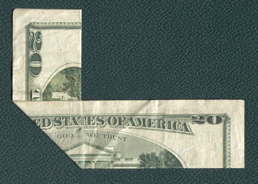Twenty Dollar Bill & Twin Towers